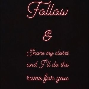 Share and follow